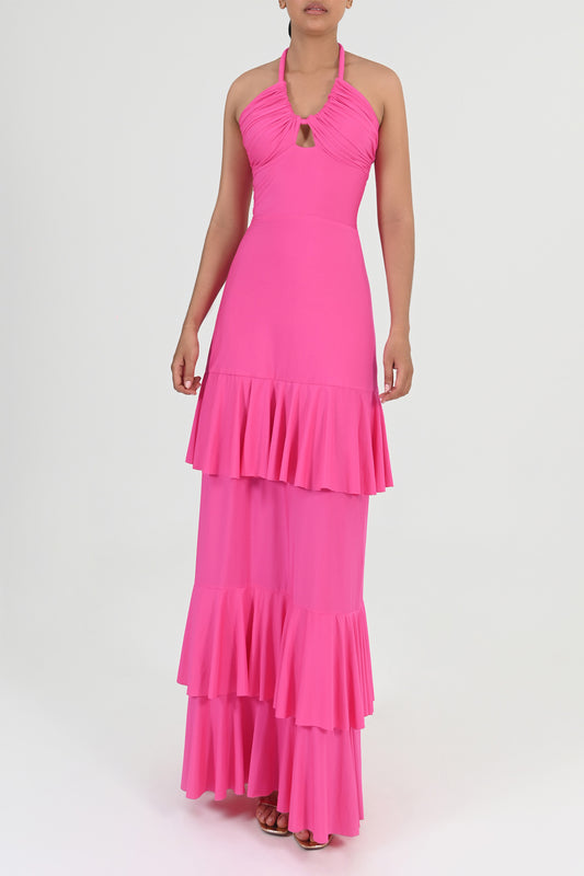 Vestido Yasmina Fresa