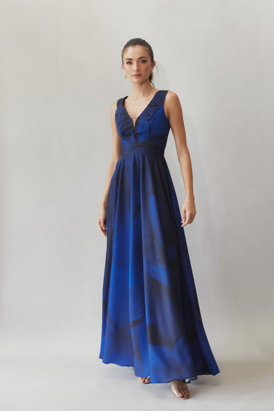 Vestido Aurora Azul