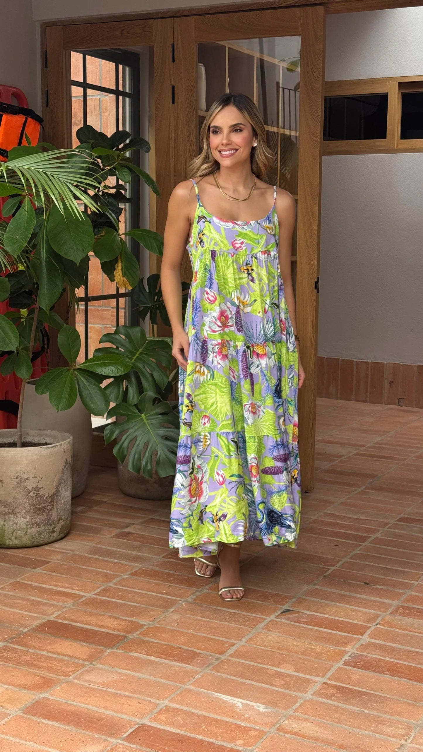 Vestido Cereza Paradisa Lavanda