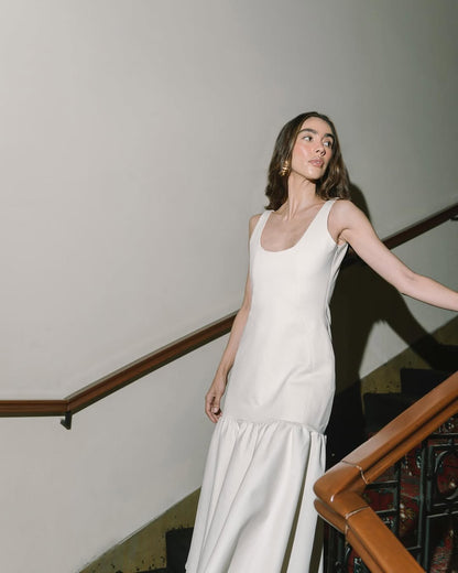 Vestido Clavel Blanco