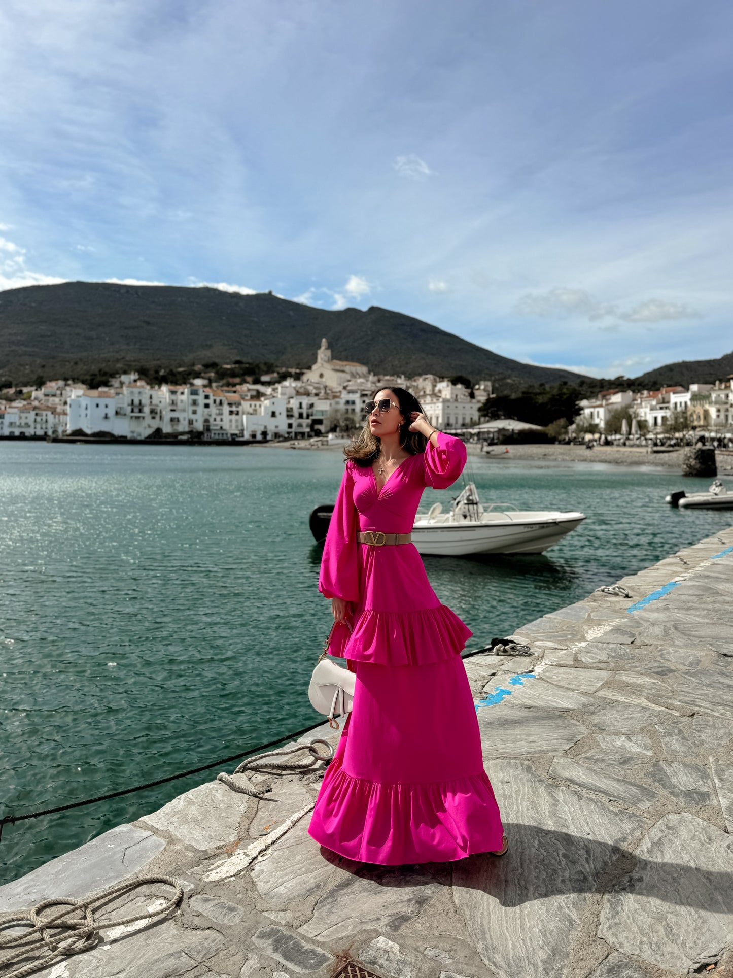 Vestido Ellen Magenta Oscuro