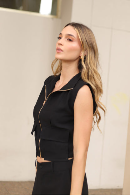 Vira Vest Negro