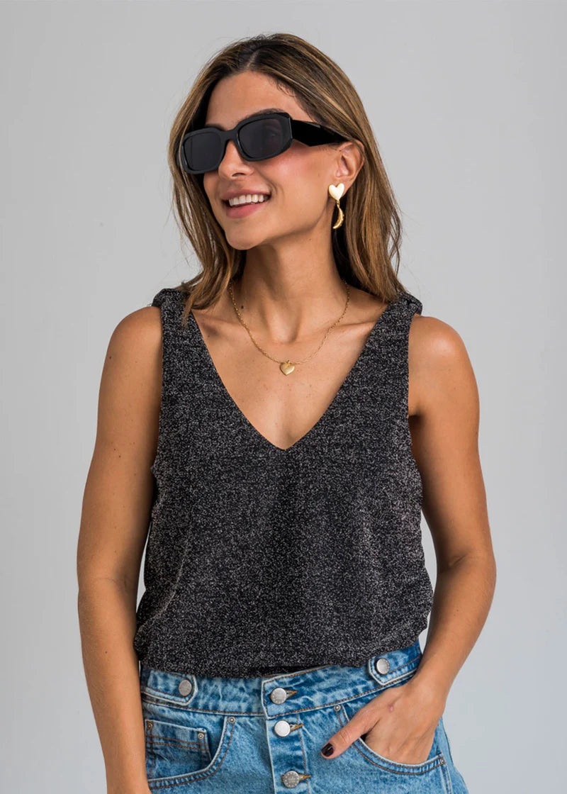 Blusa Lauren Lurex