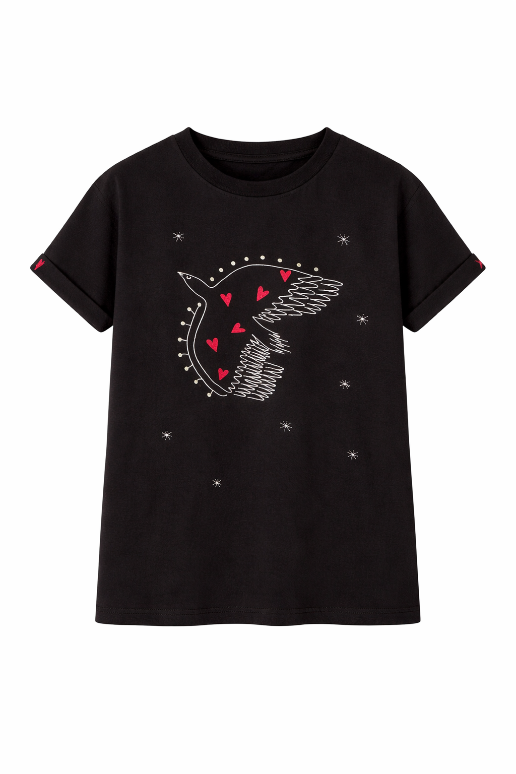 Camiseta Free Love Negro