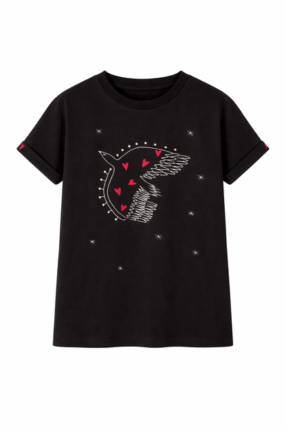 Camiseta Free Love Negro