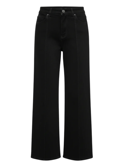 Jean Wide Leg High Rise Scuba Negro 102