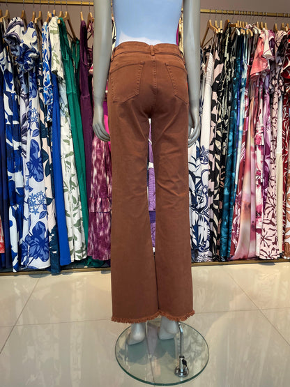 Jean Boot Cut Mid Rise Terracota 319
