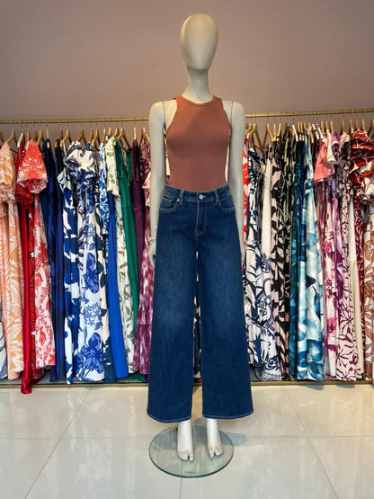 Jean Wide Leg High Rise Tradicional 380