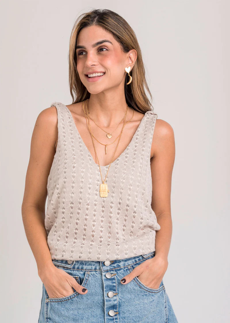Blusa Lauren Lurex