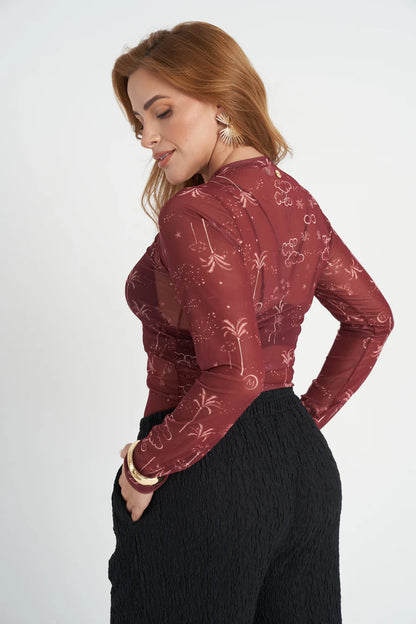 Blusa Malla Paradise