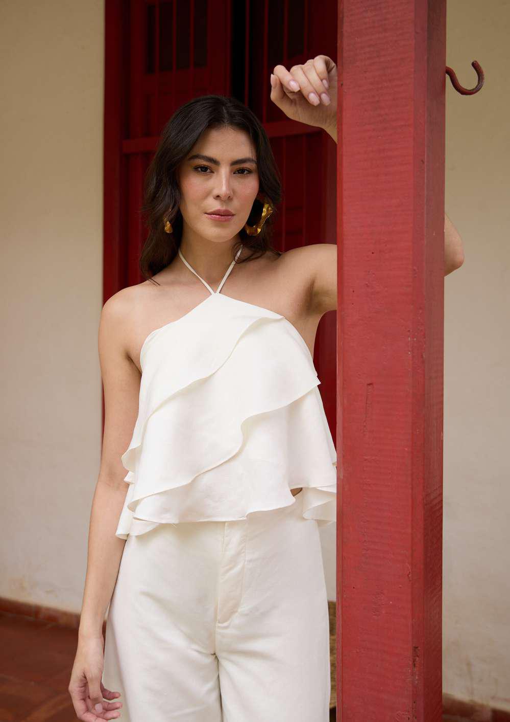 Blusa Nina Marfil