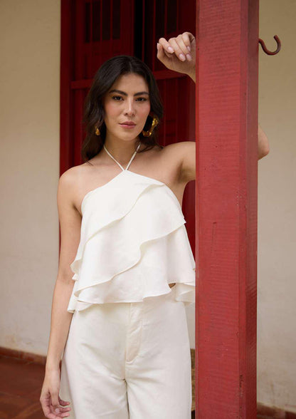 Blusa Nina Marfil