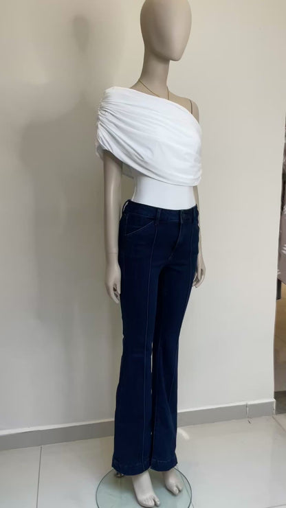 Jean Flare High Rise Vena 365